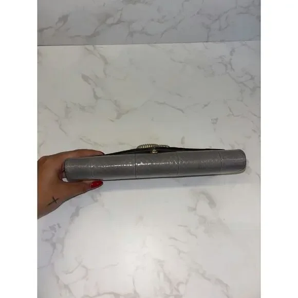 Gucci GG Marmont Envelope Clutch in Grey Leather - Like New - Picture 3 of 6